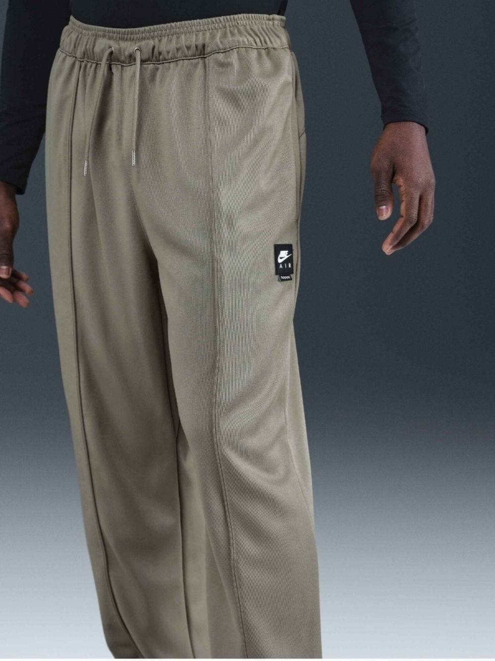 Nike Men's Olive Green Track Joggers